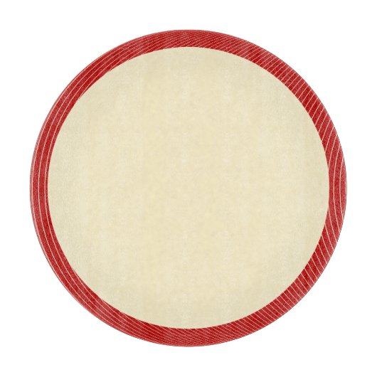 PLAT ET PLANCHE À DÉCOUPER EN VERRE DE PIZZA (Devant)