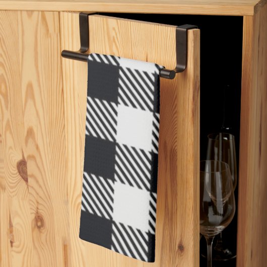 Plat gris | Chèques Serviettes de cuisine (Pliage en tiers)