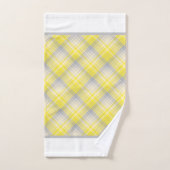 Plat Jaune Et Gris (Serviette à main)