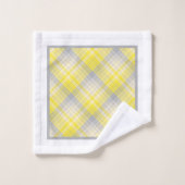 Plat Jaune Et Gris (Gant de toilette)