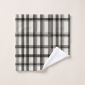 Plat monochrome noir moderne (Gant de toilette)