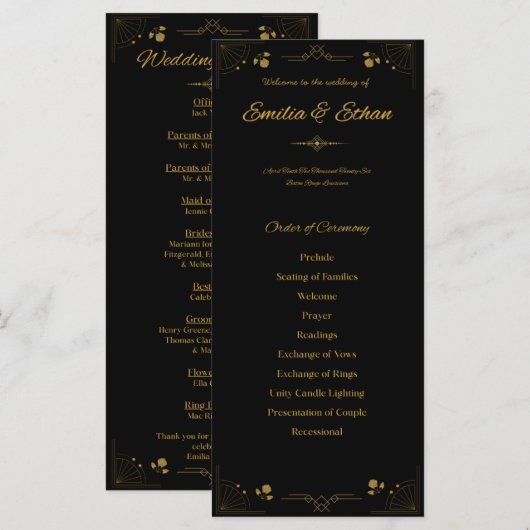 Plat Program Programma (Voorkant / Achterkant)