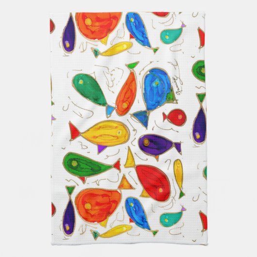 Plat Serviette Lovitude Quelque Chose Sent Poisson (Vertical)