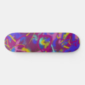 Plat Spray tendance violet bleu Motif skateboard (Horz)
