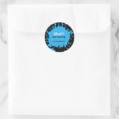 Plat ! Sticker bleu (Sac)