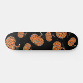 Plat violet Leopard Citrouille Motif Skateboard (Horz)