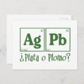 Plata o plomo briefkaart (Voorkant / Achterkant)