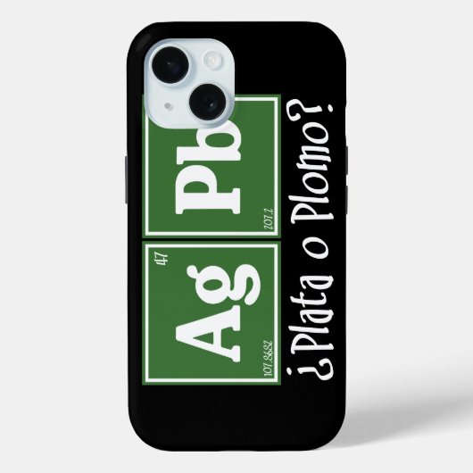 Plata o plomo Case-Mate iPhone case (Achterkant)