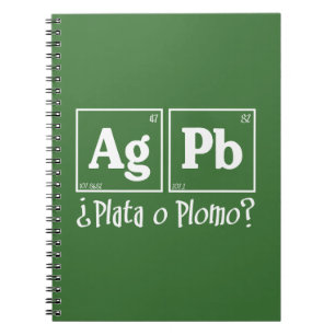 Plata o plomo notitieboek