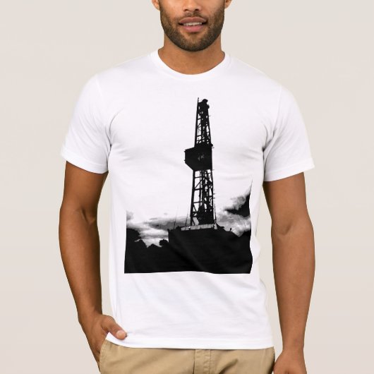 Plate-forme de forage, T-shirt (Devant)