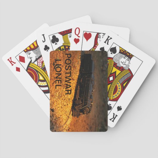 Plate-forme de train de Lionel des cartes de jeu (dos)