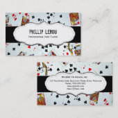 Plate-forme des cartes de visite de cartes de jeu (Devant / Derrière)