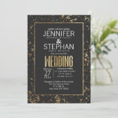 Plate-forme or Invitations de mariage (Debout devant)