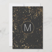 Plate-forme or Invitations de mariage (Dos)