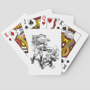Plate-forme vintage de baseball des cartes de jeu