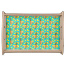 Ananas de couleur turquoise