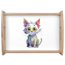 Chat d'aquarelle