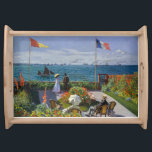 Plateau Claude Monet - Jardin de Sainte-Adresse<br><div class="desc">Jardin à Sainte-Adresse / Terrasse à Sainte-Adresse - Claude Monet,  Huile sur toile,  1867</div>