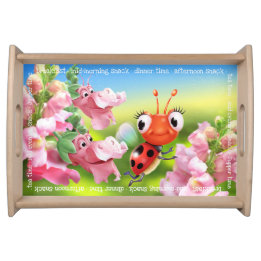 Plateau Coccinelle et jardin d'agrément faits sur commande