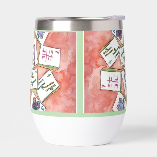 plateau de carreaux rose (Gauche)