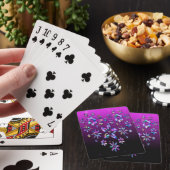 Plateau de cartes de jeu à fleurs (In Situ)