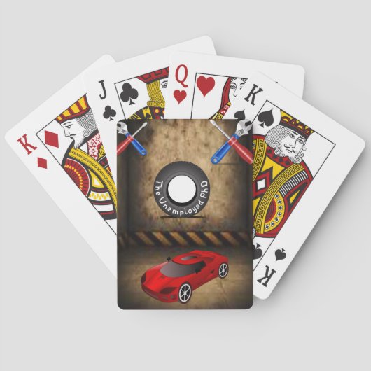 Plateau de cartes de jeu mécanique (dos)