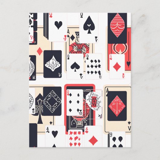 Plateau de cartes | Moderne Abstrait (Devant)