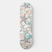 Plateau de skateboard Motif sans Seamless Starfish (Recto)