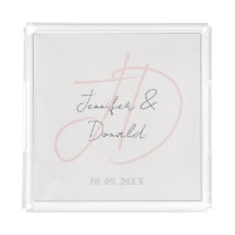 Calligraphie tendance monogramme de script classiq