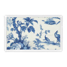 Chinoiseries bleues et blanches