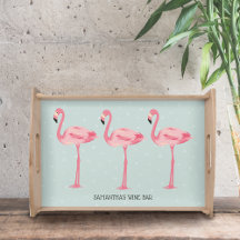Flamants roses roses tropicaux