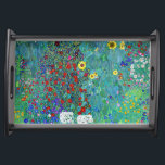 Plateau Jardin agricole avec tournesols, Gustav Klimt<br><div class="desc">Gustav Klimt (14 juillet 1862 - 6 février 1918) était un peintre symboliste autrichien et l'un des membres les plus importants du mouvement de sécession de Vienne. Klimt est réputé pour ses peintures, ses peintures murales, ses croquis et autres objets d'art. En plus de ses oeuvres figuratives, qui comprennent des...</div>