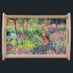 Plateau Le jardin d'Iris par Claude Monet<br><div class="desc">Le jardin d'Iris par Claude Monet.
Visitez mon magasin pour un design plus intéressant et plus de choix de couleurs => zazzle.com/colorfulworld*</div>