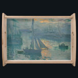 Plateau Monet Sunrise Marine Impressionnisme peinture<br><div class="desc">La peinture de Claude Monet Sunrise (Marine) est une célèbre peinture de l'impressionniste français Claude Monet peinte en 1872. Sunrise (Marine) a été peint en plein air,  ou "à l'extérieur" et présente ses coups de pinceau informels et spontanés.</div>