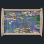 Plateau Monet Water Lilies Chef-d'oeuvre Peinture<br><div class="desc">Monet Water Lilies - Ce tableau Monet classique a été peint par Claude Monet en 1916. Il fait partie de sa célèbre collection de nénuphars où il peint dans son jardin à Giverney,  France. Un tableau de chef-d'oeuvre.</div>