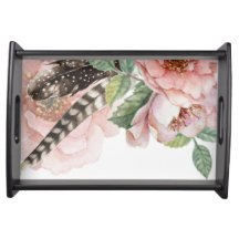 Plumes et fleurs de Boho