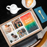 Plateau Retro Sunset 4 Photo Mr and Mrs 20th Anniversary<br><div class="desc">Are you looking for a 20th year anniversary gift ideas, wedding anniversary serving trays? Look at our Retro Sunset 4 Photo Mr and Mrs 20th Anniversary Serving Tray! Whether you're marking an important wedding anniversary milestone in your relationship or want to express gratitude for everything, this anniversary wedding gift for...</div>