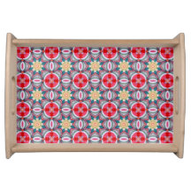Rosette Bloom Tile - Mandala Floral Vibrant