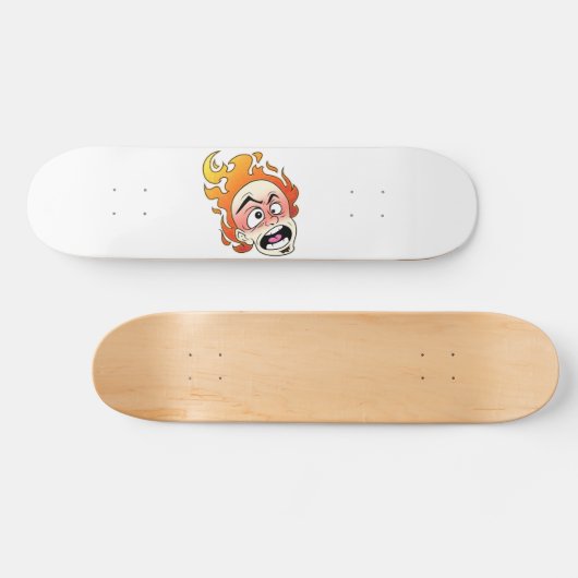 Plateau Scovillelicous Fire Head Skateboard (Horz)