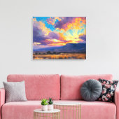 Plateau Serenade Fine Art Canvas Afdruk (Insitu (Woonkamer))