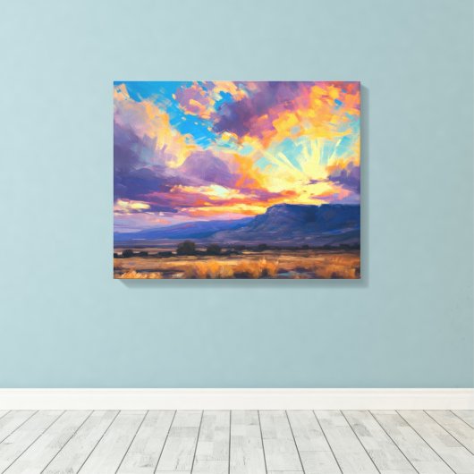 Plateau Serenade Fine Art Canvas Afdruk (Insitu (Houten vloer))