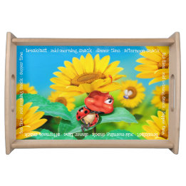 Plateau somnolent de portion de coccinelle du