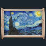 Plateau Vincent Van Gogh Starry Nuit Vintage Art<br><div class="desc">Plateau de service Vincent Van Gogh Starry Nuit Vintage Art fine</div>