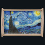 Plateau Vincent Van Gogh Starry Nuit Vintage Art<br><div class="desc">Plateau de service Vincent Van Gogh Starry Nuit Vintage Art fine</div>
