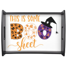 VOICI UN BOO SHEET ORANGE PURPLE NOIR