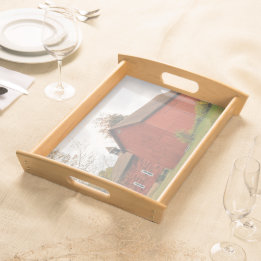 Plateau Western Mass Big Red Barn in Autumn