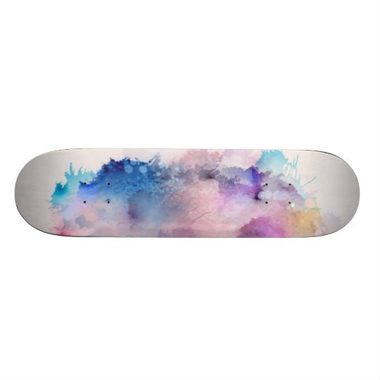 Plateaux De Skateboards Aquarelle
