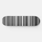 Plateforme de skateboard à code-barres noir (Horz)