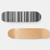 Plateforme de skateboard à code-barres noir (Horz)