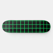 Plateforme de skateboard à grille verte néon et no (Horz)